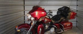 Photo of motorcycle storage